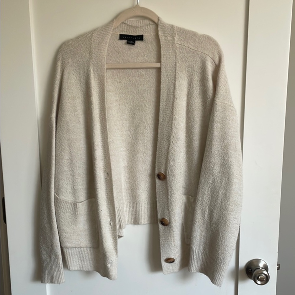 Sanctuary Cream Cardigan Sweater